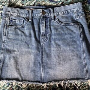 GAP Women's denim cut off skirt